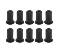 Kit de routage de câbles Respicefinem pour Alimentation de câble en Silicone à Travers Les bagues Passe-Fil Mural 0 75 Pouces de diamètre Noir 10 pièces (Noire)