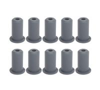 Kit de routage de câbles Respicefinem pour Alimentation de câble en Silicone à Travers Les bagues Passe-Fil Mural 0 75 Pouces de diamètre Noir 10 pièces (Grise)