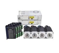 Kit de routeur CNC 4 axes Nema 23, 1 pièce, moteur pas à pas à boucle ouverte 3 N.m + pilote pas à pas DM542T + alimentation 250 W