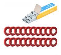 Kit de ruban adhésif robuste avec clous pour plantes de jardin, vignes, tomates et arbres fruitiers : bandes de support résistantes aux intempéries pour sécuriser la croissance sans dommage (D)