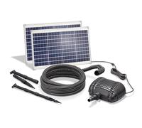 Kit de ruisseau solaire 70 W, module solaire 3400 l/h, débit 3 m, hauteur de refoulement avec Tuyau de 5 m - 32 mm - Pompe de ruisseau - 101966