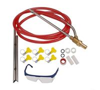 Kit de sablage for Nettoyeur Haute Pression avec Tuyau de 9,8 pi, Lance de 16 po, 4 Buses, sableuse Haute Pression for l'élimination de la Rouille et Le décapage de la Peinture (5000 psi)
