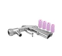 Kit de sablage Grenaillage Outil de grenaillage Siphon à air Sablage au jet Alimentation Pistolet de projection de rouille Supprimer l'abrasif avec 4 buses en céramique