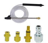 Kit de sablage humide pour nettoyeur haute pression, compatible avec différents nettoyeurs haute pression, nettoyeur haute pression, sable de sablage et pistolet humide de rechange (D)