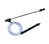 Kit de sablage pour nettoyeur haute pression, sablage humide, kit de sablage avec un adaptateur en laiton, buse PA et tuyau d'aspiration en acier pour Karcher pour K Series