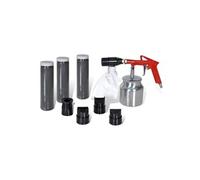 vidaXL Kit de sableuse à air – 3 bouteilles de sable, 4 buses incluses