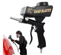 Kit De Sableuse Portable - Pistolet Sablage Pneumatique Avec Buses, | Équipement Sablage Décapage Rouille Peinture Vernis, Nettoyage Restauration Meubles Bois Métal, Domestique Et Pro