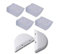 Kit de sabot de rechange pour nettoyeur de piscine Hayward Navigator - 4 chaussures en plastique compatibles avec AXV417WHP pour kit d'entretien Combo, aile droite et gauche pour piscines en béton et