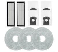 Kit de sac à poussière pour Cecotec Conga, X100, X-Treme, 2 filtres, 3 chiffons, 4 sacs à poussière (A)