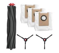 Kit De Sacs À Poussière Avec Rouleau Principal Et Brosse Latérale, Compatible Avec L'aspirateur Robot Eufy E20. Ensemble D'accessoires For Aspirateur Robot.