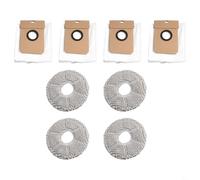 Kit de sacs à poussière en tissu d'essuyage pour robot aspirateur - Pièces de rechange pour Cecotec pour Conga 11090 (A)