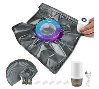 Kit de Sacs Sous Vide pour Filament 3D, Réutilisable Sac de Rangement de Filament d'Impression 3D, 30 Pièces, Pompe Électrique USB, Double Couche Anti-Humidité, Anti-Poussière, Anti-UV, 33,5 x 31,5 cm