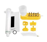 Kit de saignement de liquide de frein, outil de saignement de frein : outil d'extracteur de blanchiment d'embrayage avec liquide de frein haute performance, soudure à cylindre manuel pour