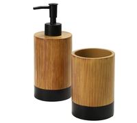 Kit de salle de bain KADAX, distributeur de savon et gobelet de brossage des ...