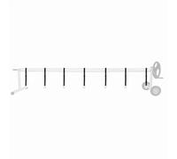 Kit de sangle pour enrouleur de bâche solaire - 8 supports de fixation pour moulinet de piscine | Kit de fixation de moulinet de bâche solaire pour piscine, jeu de sangles et clips pour couverture de