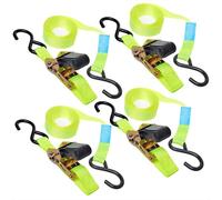 Kit de sangles d'arrimage 4 x sangle d'arrimage avec force de traction de 25 ...