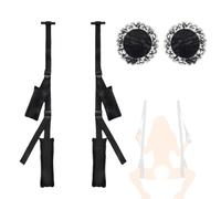 Kit de sangles d'exercice Pilates pour le positionnement des mains et du dos, avec coussin en mousse réglable et corde de suspension