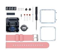Kit de sangles d'horloge LED sans batterie, assemblage facile en 30 minutes avec écran d'affichage et composants en silicone réutilisables, visibilité nocturne, montre LED
