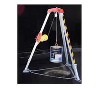 Kit de sauvetage en espace confiné - Harnais de protection contre les chutes - Trépied d'urgence autobloquant (816,5 kg) pour des opérations de sauvetage et de sécurité industrielles sûres