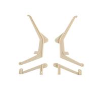 Kit de sauvetage en résine non peinte - 1 paire 95 × 48 × 5 mm, modèle à l'échelle pour bateau/équipement de sauvetage de bateau