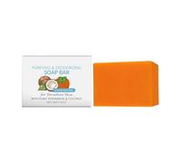 Kit de savon bio Persimmon pour le corps, savon nourrissant pour la peau, bain doux, nettoie la peau, élimine les odeurs corporelles, frais et agréable, convient pour le (orange, taille unique)
