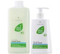 Kit de savon pour les mains LR Aloe Vera (savon pour les mains 250 ml et recharge de savon pour les mains de 500 ml)