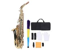 Kit de saxophone Alto Eb, gravure professionnelle en laiton, instrument à vent à col incurvé pour étudiants débutants professionnels, concerts à domicile et à l'école