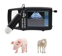 Kit De Scanner à Ultrasons B Vétérinaire Portable, Machine à Ultrasons Sans Fil Rechargeable Avec Sonde Mécanique Pour Test De Grossesse Des Animaux De La Ferme Vache, Cheval, Cochon 1