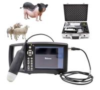 Kit de scanner à ultrasons vétérinaire portable HD pour tests de grossesse, sonde mécanique pour porcs et moutons