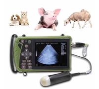 Kit De Scanner À Ultrasons Vétérinaire, Testeur Grossesse Portable Pour Animaux De Ferme, Ultrason B Portable Avec Affichage LED Pour Élevage Bovins, Porcs, Chèvres, Pour Tests Grossesse HD