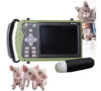 Kit de scanner à ultrasons vétérinaires, système d'échographie vétérinaire portable avec sonde convexe de 3,5 MHz et écran LCD de 5,8 pouces, pour chiens, chats, moutons et chèques de grossesse