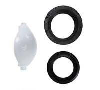 Kit de sceau de boule de déchets de toilette Nutriess RV 34117 Sceau de vanne à l'épreuve des fuites Ensemble pour Thetford Aqua Magic Style II Lite Plus Toilettes en camping et