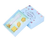 Kit de sceaux en cire, 4 tampons au design rétro classique avec motifs clairs, ensemble de tampons à cire facile à installer pour les enveloppes, les invitations, l’artisanat et le (Chapitres