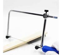 Kit de scie à bijoux avec 12 lames, poignée souple pour la coupe du bois, du plastique, du verre, ensemble d'outils de réparation pour artisans et amateurs