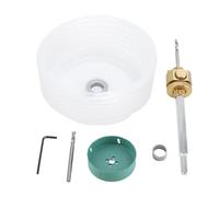 Kit de scie à trou de trous relâchement du trou de trous de trous du trousseur de poussière de poussière 160 mm pour l'ouverture du plâtre downlight (120 mm / 4,7 pouces)
