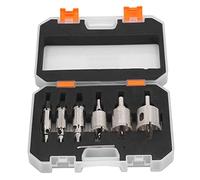 Kit de scie à trous diamantée, foret à noyau brasé au diamant dur pour marbre, granit, verre, carrelage électroplacé et pierre - ouvre-trou avec 6 tailles, pour perçage humide ou