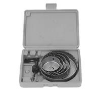 Kit de scie à trous Professionnel en denchette en bois de rédaction de trous de trous de trous pour forage en métal en plastique 5 tailles 64 mm 76 mm 89 mm 102 mm 127 mm en acier