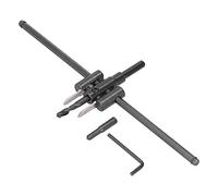 Kit de scie circulaire réglable, foret à bois, outil de coupe rond 30-300mm pour le travail du bois, le bricolage, les planches en plastique (30-300MM)