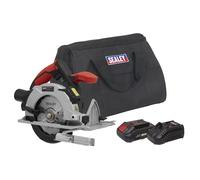 Kit De Scie Circulaire Sealey 20V 2Ah Série SV20 150Mm CP20VCSKIT1