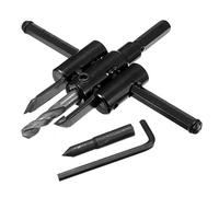 Kit de scie-cloche circulaire réglable pour le bois - Scie ronde - Outil de bricolage