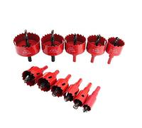 Kit de scie cloche LAIWEI Bi-Metal Hole Saw Set, 11 Pieces Universal Hole Drill, HSS Hole Cutter with Arbor for Wood, plastic, plasterboard(19.22.25.28.35.38.44.51.54.57.64mm)