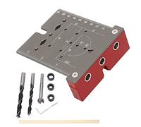 Kit de scie cloche pour le travail du bois, outil manuel 3 en 1, plaque d'épissure, fixateur de poinçonnage 35mm