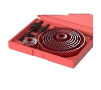 Kit De Scie Cloche Professionnelle Rouge - Ensemble De Forets For Le Travail Du Bois, For Cloisons Sèches, Luminaires Encastrés Et Bois(13pcs red)