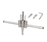 Kit de scie-cloche réglable pour perceuse à bois - Pour le travail du bois - Outil de bricolage