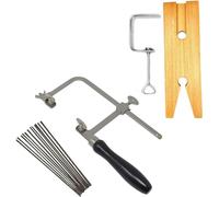 Kit de scie professionnelle 3 en 1 avec 144 lames en bois et métal pour fabrication de bijoux