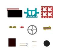 Kit de science d'assemblage créatif STEM modèle électrique simple, jouet éducatif, école, physique, recherche, enseignement