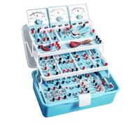 Kit de Science Kit De Laboratoire Électromagnétique Kit d'apprentissage De Base des Circuits en Physique Et Sciences Kit Expérience