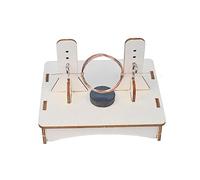 Kit de sciences motrices CC en bois pour enfants - Expérience de physique STEM à faire soi-même avec aimant et bobine, expériences scientifiques éducatives, kit de construction d'ingénierie, kits