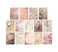 Kit de scrapbooking de journalisation, kit de scrapbooking vintage,Papier papillon 3D pour Scrapbook Journal - Papier de vintage esthétique pour les kits d’artisanat de planificateurs de