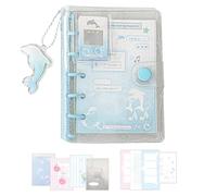 Kit de scrapbooking - M5 Pocket for Creative Memory, Photo Album Conserver With 70 Pages Fonction, Clear Aesthetic Album for Sticky Notes, Stickers, Cards, , Birthday, Travel
